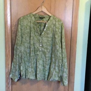 Eddie Bauer gauzy blouse